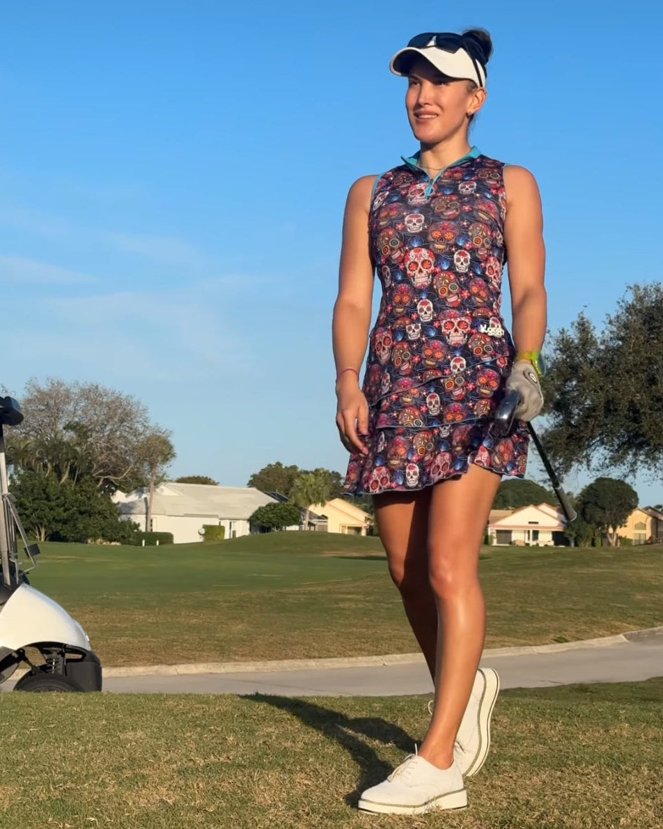 Kandy Skulls Par Tee Dresses