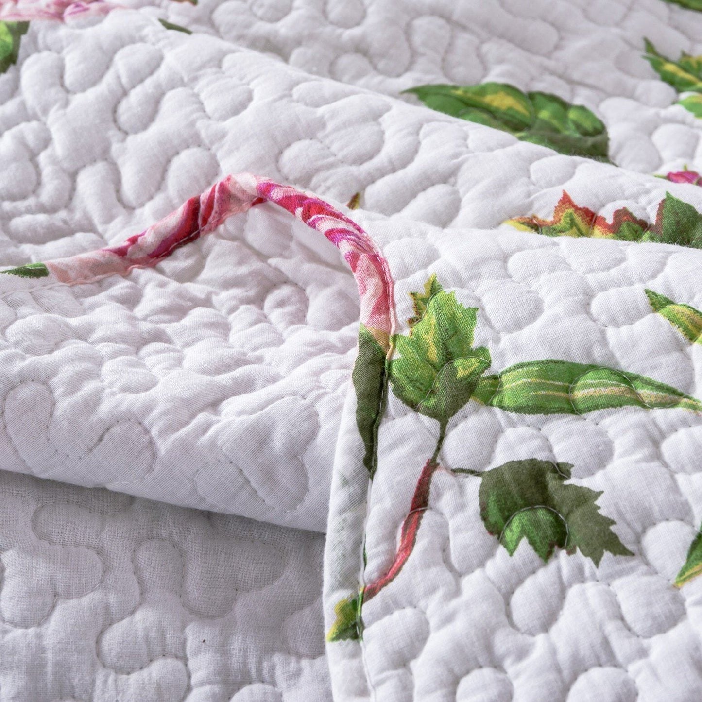 DaDa Bedding Bed in a Bag Bundle Set - Romantic Roses Lovely Blooming Floral Bedding Set (JHW-879)