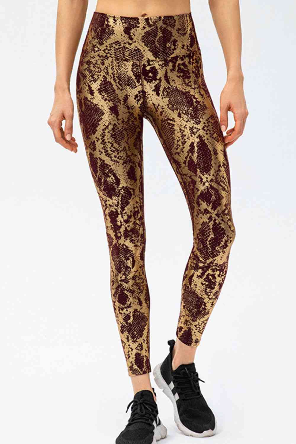Animal Print Active Pants-6