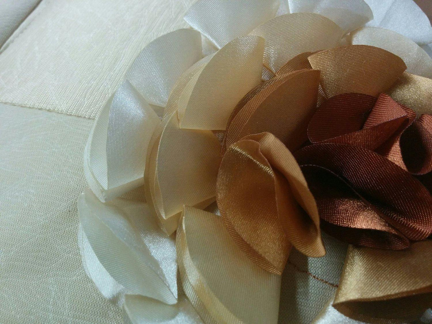 DaDa Bedding Floral Autumn Leaves Warm Bronze Bedspread Comforter Set (BM4304L)