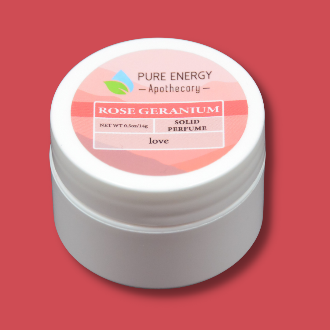 Solid Perfume .50oz - Rose Geranium