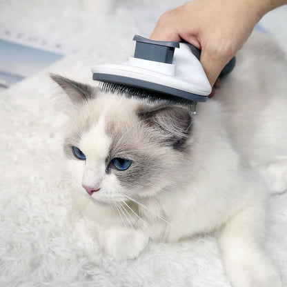 The Fur-Friendly Wonder: The Effortless Self-Cleaning Pet Grooming Comb