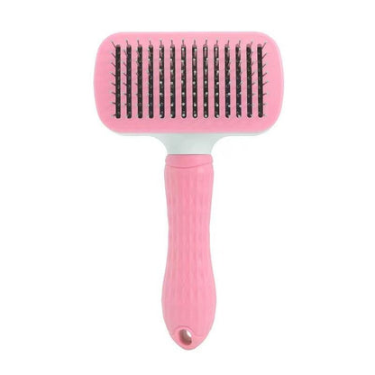 The Fur-Friendly Wonder: The Effortless Self-Cleaning Pet Grooming Comb