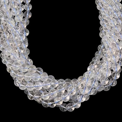 Clear Topaz Round 6mm 8mm