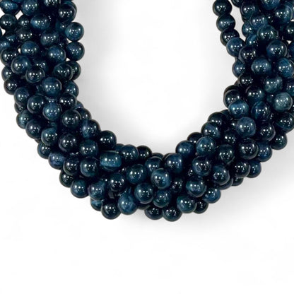 Blue Tiger Eye (Dyed) Round 6mm 8mm