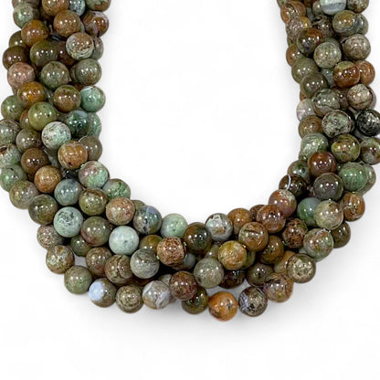 African Green Opal Round