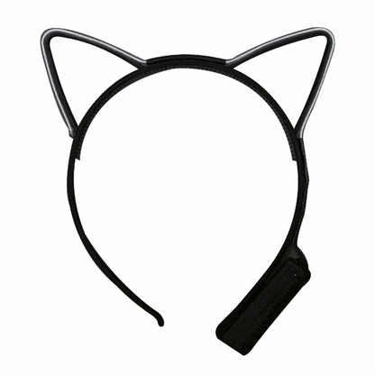 Electro Luminescent Cat Animal Ears Headband Blue