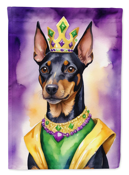 Manchester Terrier King of Mardi Gras House Flag