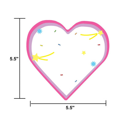 SHAPES ETC.  Large Cardstock Accents - Celebration Heart