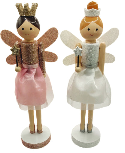 Glittering Fairy Nutcracker Princess Wizardi F07M6-2 White