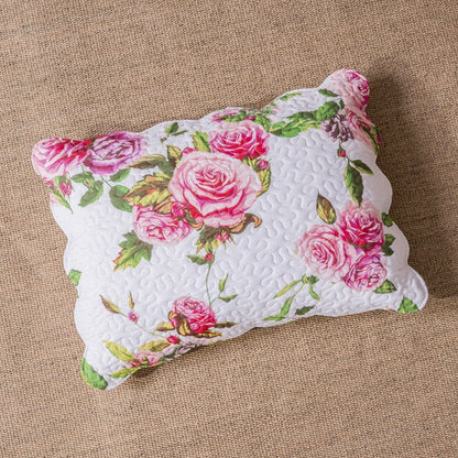 DaDa Bedding Bed in a Bag Bundle Set - Romantic Roses Lovely Blooming Floral Bedding Set (JHW-879)