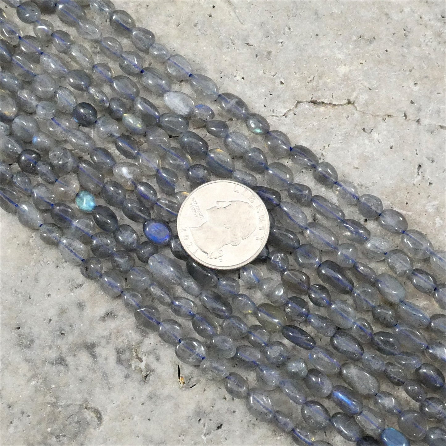 Labradorite Nugget Strands