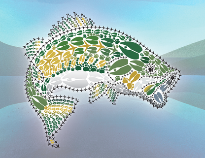 Largemouth Bass Stationery