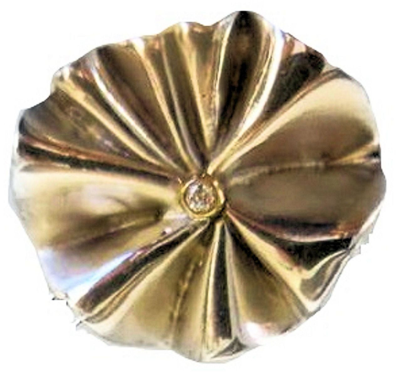 Ruffle Earring Jackets (2 sets) with 3 pearl stud earrings.   Sterling Silver and 18K gold plate.