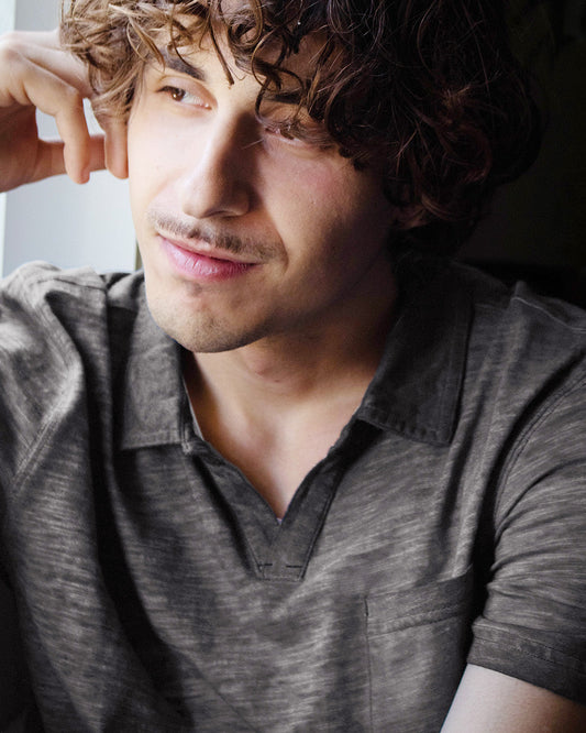 VINTAGE GARMENT DYED SHORT SLEEVE POLO SHIRTS