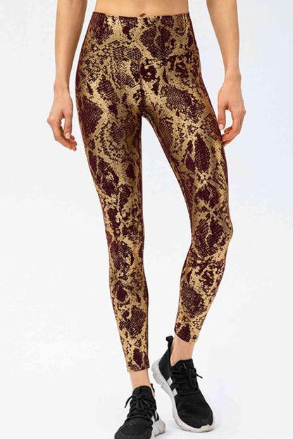 Animal Print Active Pants-6