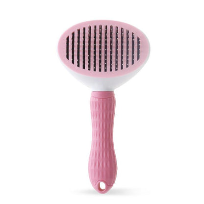 The Fur-Friendly Wonder: The Effortless Self-Cleaning Pet Grooming Comb