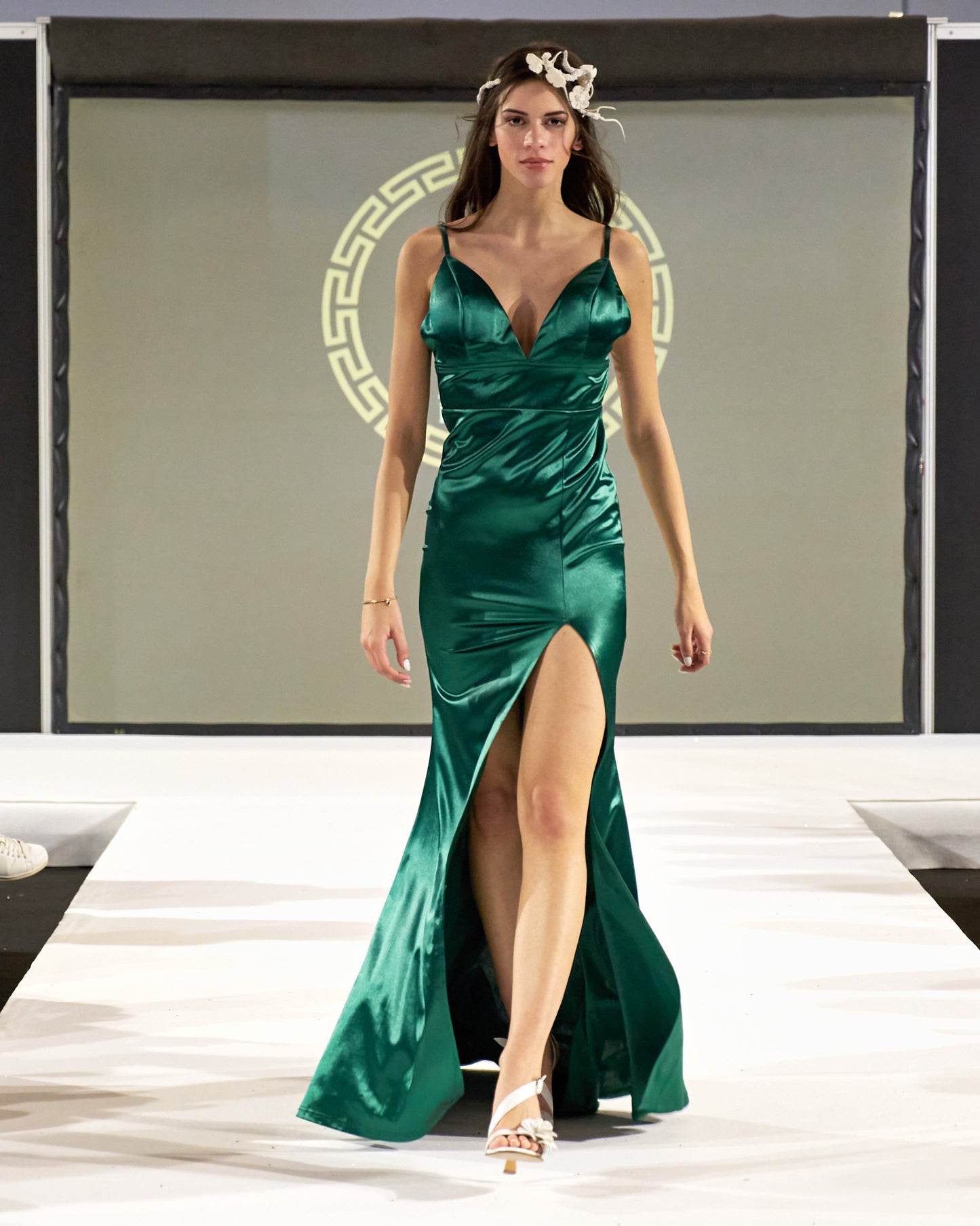 Adelle Mermaid Emerald Dress evening dresses