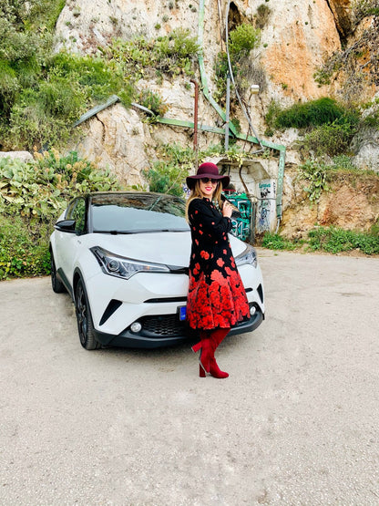 Long Dress Spring  Day wear Evening  wear