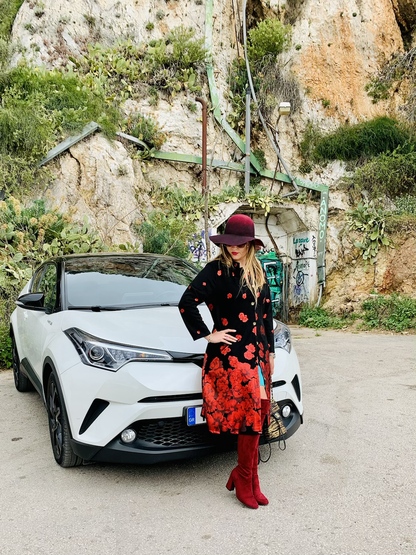 Long Dress Spring  Day wear Evening  wear