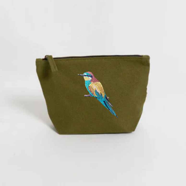 Make Up Pouch- Bee Eater