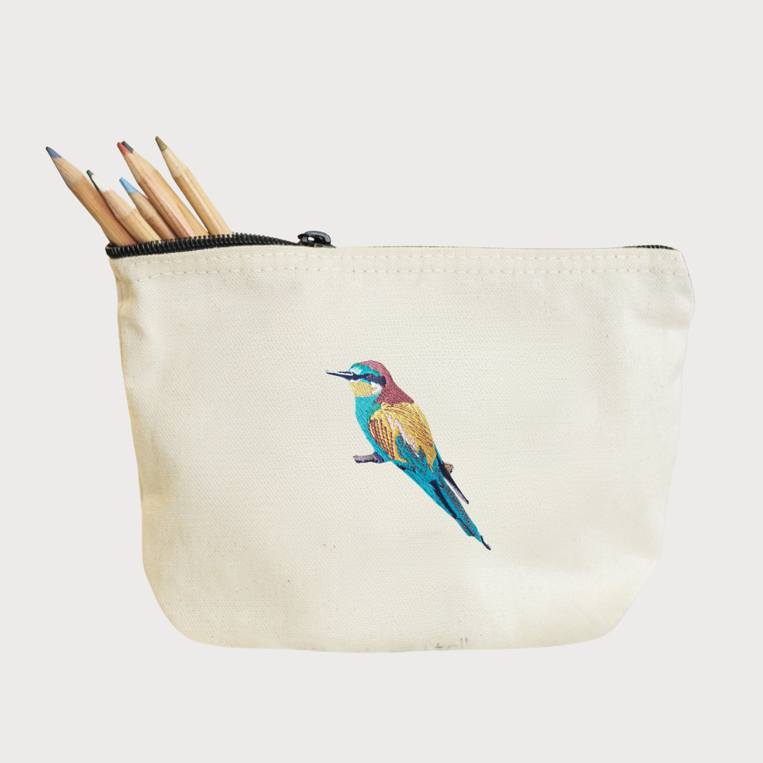 Make Up Pouch- Bee Eater