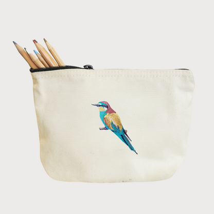Make Up Pouch- Bee Eater