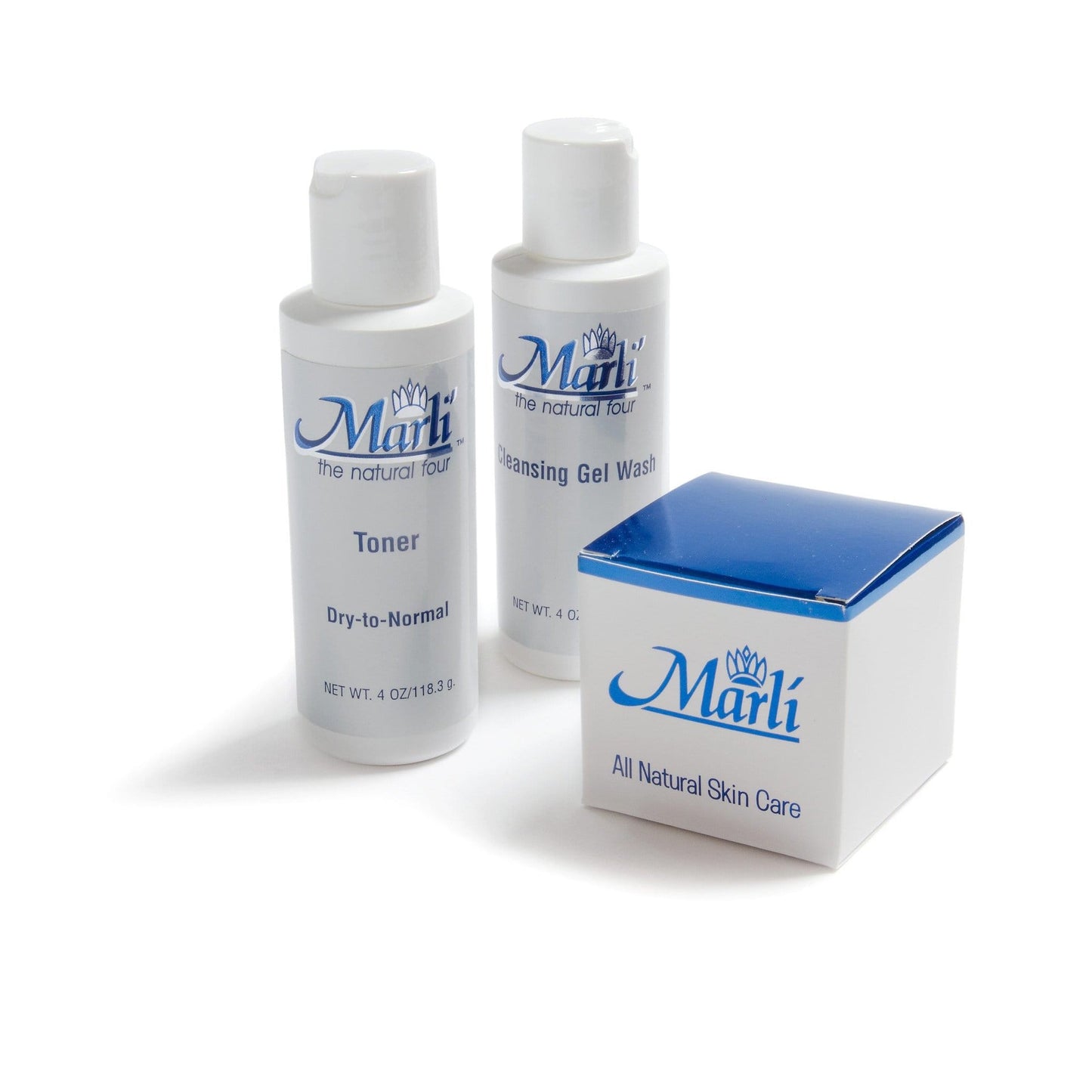 Rapid Wrinkle Erase Marli Complete Skin Care Kit (With Rapid Wrinkle Erase Cream, Collagen Facial Cleanser Gel, & pH Balancing Toner)