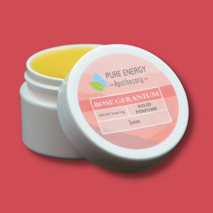 Solid Perfume .50oz - Rose Geranium