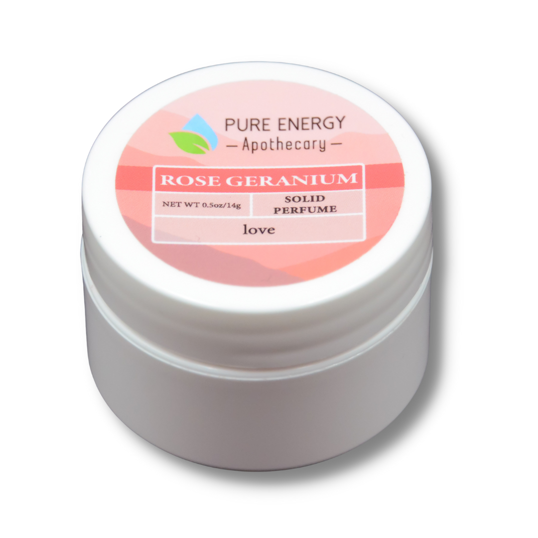 Solid Perfume .50oz - Rose Geranium
