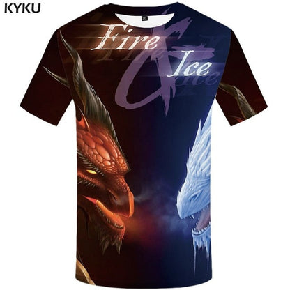 Men Music T-shirts 3d Guitar Tshirts Casual Metal Shirt Print Gothic Anime Clothes Short Sleeve t shirts