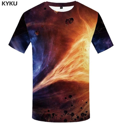 Men Music T-shirts 3d Guitar Tshirts Casual Metal Shirt Print Gothic Anime Clothes Short Sleeve t shirts