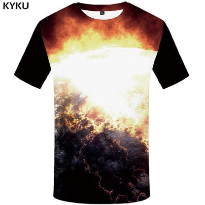 Men Music T-shirts 3d Guitar Tshirts Casual Metal Shirt Print Gothic Anime Clothes Short Sleeve t shirts