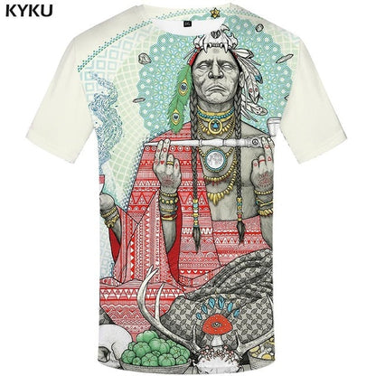 3d Tshirt Buddha T shirt Men Meditation Tshirt Printed Galaxy Space Anime Clothes Psychedelic Tshirts Casual Art T-shirts 3d