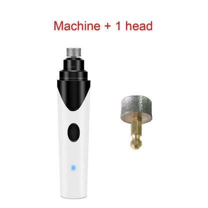 Electric Pet Dog Nail Grinder Low Noise Rechargeable Nail Clipper for Dogs Quiet Painless Cat Paws Nail Grooming Trimmer Tools