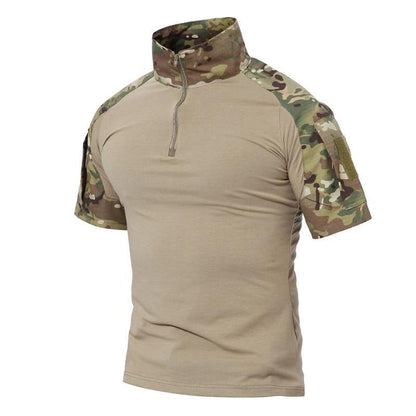 Men T-Shirts Multicam Camouflage Tactical T-Shirt Cotton Short Sleeve Top Tees Army Military Tee Shirts Paintball