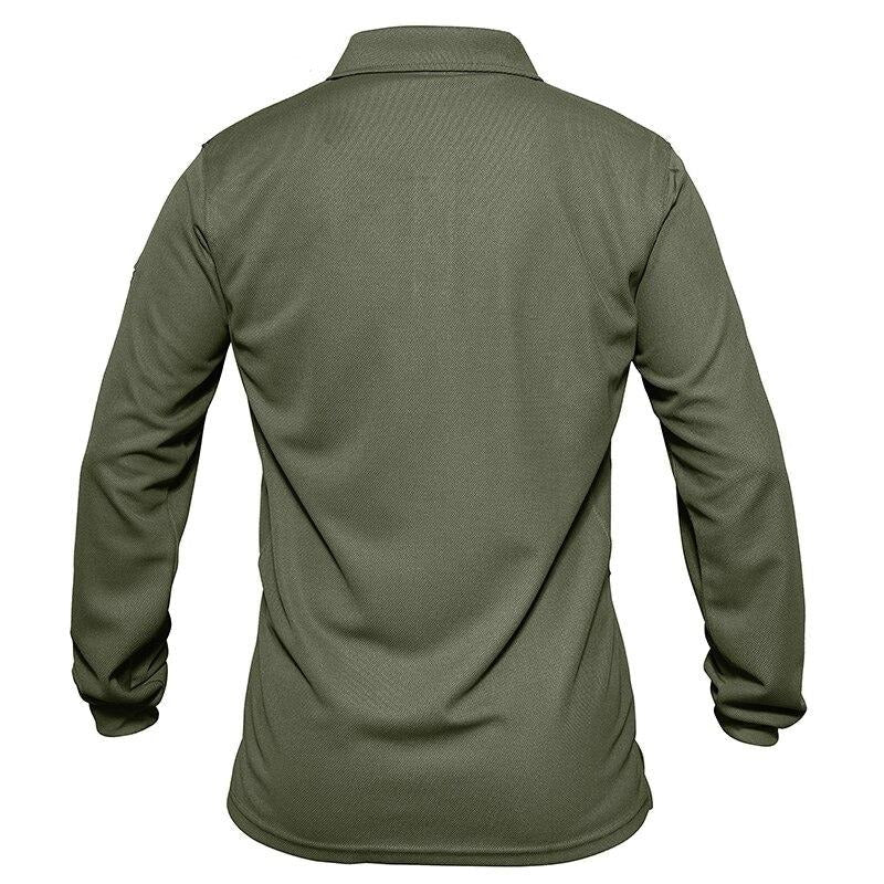 Men Army T Shirts Long Sleeve Military T-Shirts Summer Quick Dry Tactical Combat Tshirts Man Airsoft Hike Tee Shirts
