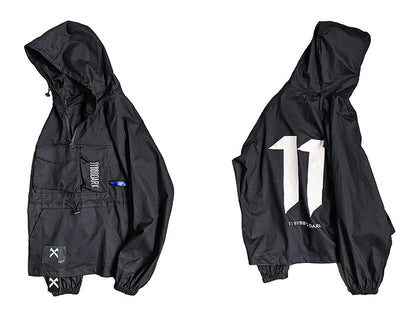 Hip Hop Men Cargo Jackes Autumn Fashion Casual Pullover Streetwear Harajuku Multi Pockets Male Coats Jacket