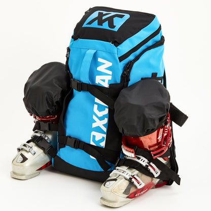 Ski Boot Backpack Lightweight and Durable Ski Bag-Stores Gear Including Helmet, Snowboard,Boots,Goggles, Gloves & Accessor