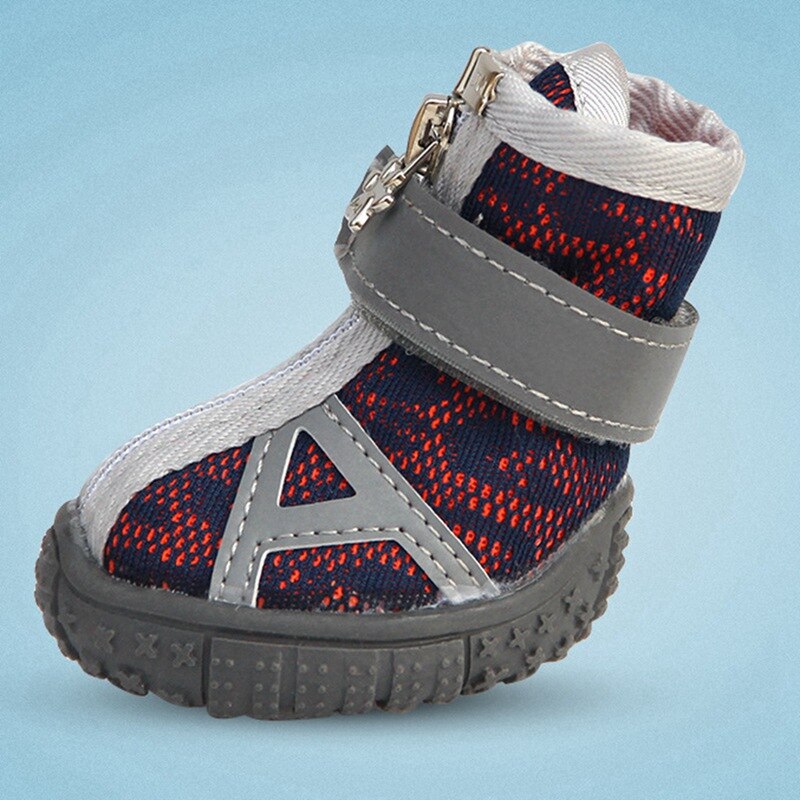 4pcs Waterproof Winter Pet Dog Shoes Anti-slip Rain Snow Boots Footwear Thick Warm For Small Cats Dogs Puppy Dog Socks Booties