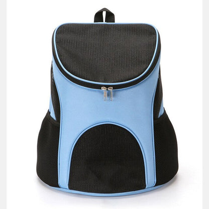 Portable Pet Carrier Bag Breathable Mesh Double Shoulder Front Backpack For Puppy Cats Foldable Outdoor Backpack Pets Supplies