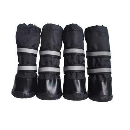 4pcs/set Antiskid Puppy Shoes Soft-soled Dog Shoes Waterproof Soft Pet Paw Care Pet Accessories Chihuahua Yorkie Shoes