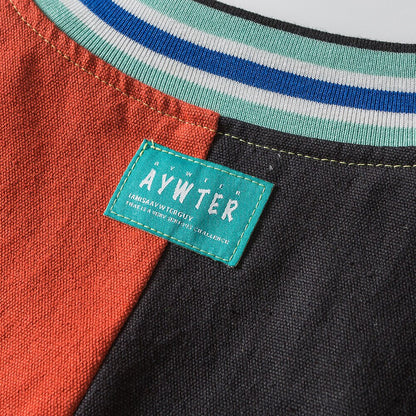 Jacket Men Hit Color Patchwork Zipper Jackets Coats Autumn Casual Oversized Outwear Harajuku Hip Hop Hipster Streetwear