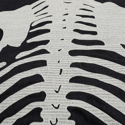 Jackets Men Horror Skull Punk Cool Zipper Coats Gothic Style High Street Fashion Outwears Casual Baggy Cozy Streetwear