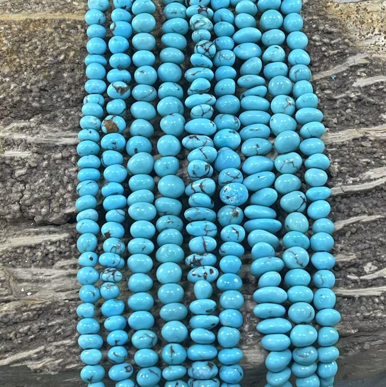 Rare Egyptian Turquoise Small Tumble Chips / Quantity Limited